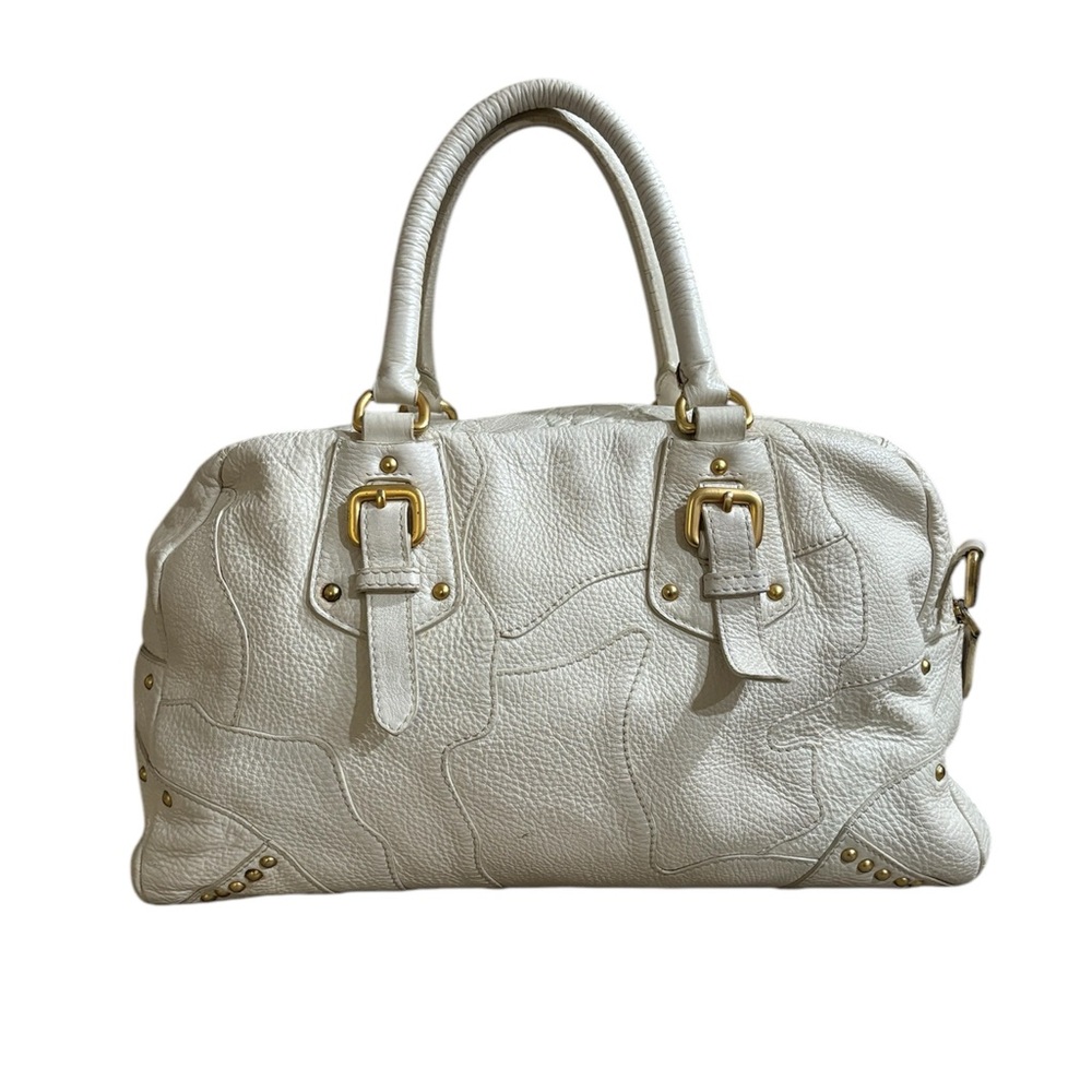 Vintage Prada White Patchwork Bag - image 4